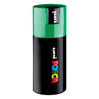 Marcatore Posca Pen PC1 - con coperchio verde - punta extra fine 0,7 mm - colori assortiti - Uni Mitsubishi - gift box 9 pezzi