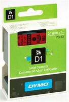 DYMO "D1" Feliratozógép szalag 24 mm x 7 m fekete-piros (53717)