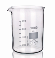 250ml Beakers Borosilicate glass 3.3 low form