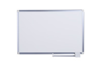 Bi-Office Maya New Generation Emaillierte Whiteboard mit Aluminiumrahmen 120x90cm Links Ansicht