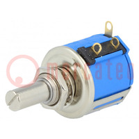 Potentiometer: axial; multiturn; 10kΩ; 2W; ±10%; 6,35mm; linear