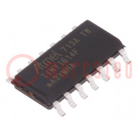 IC: microcontrollore AVR; SO14; Interr.est: 12; Cmp: 3; ATTINY