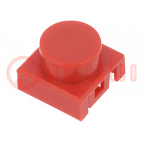 Button; red; Ø8mm; KSA,KSL