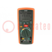 Meter: insulation resistance; LCD; (5999); Sampling: 2x/s