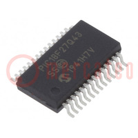 IC: microcontrolador PIC; 128kB; 64MHz; 1,8÷5,5VDC; SMD; SSOP28