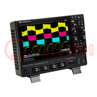 Oscilloscope: numérique; Ch: 4; 1GHz; 2,5Gsps; 12,5Mpts; 450ps