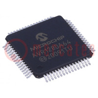 IC: microcontrolador AVR; TQFP64; 1,8÷5,5VDC; Cmp: 3; AVR128