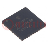 IC: PIC microcontroller; 16kB; 32MHz; SMD; QFN44; PIC24