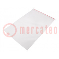 Self-seal bag; L: 320mm; Width: 230mm; Thick: 45um; polyetylene