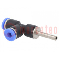 Plug-in distributor; T-tap splitter; -0.95÷15bar; BLUELINE; 4mm
