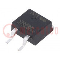 Diode: Schottky rectifying; SiC; SMD; 600V; 6A; TO263-2; 91W; C3D