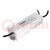 Power supply: switched-mode; LED; 122.4W; 24÷36VDC; 3.4A; IP68