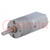 Motor: DC; with gearbox; 6VDC; 2.9A; Shaft: D spring; 37rpm; 391: 1