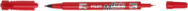 Permanent Marker Twin Marker, umweltfreundlich, 0.8/2.0mm (EF/F), Rot