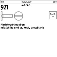 Flachkopfschraube DIN 921 Schlitz M3x 5