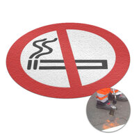 PREMARK Bodenmarkierung Rauchen Verboten, P002, Durchmesser: 60 cm