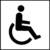 Symbolschilder zur Raumkennzeichnung selbstklebend, selbstkl. Folie,15x15cm Version: 13 - 13 - Behindertentoilette