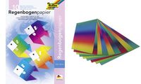 folia Regenbogenpapiermappe, 225 x 320 mm, 100 g/qm (57906464)