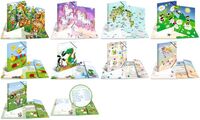 HERMA Eckspannermappe "Tiere Weltkarte", Karton, DIN A3 (6504442)