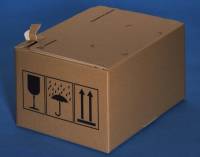 Multi-Versandbox, Größe 1, 213 x 153 x 109 mm, mit 2 Selbstklebebändern