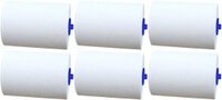 Ręcznik papierowy Merida Economy Automatic Mini, 1-warstwowe, w roli, 140m, 6 rolek, biały