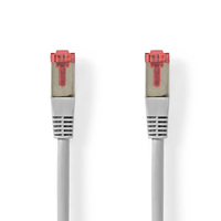 NEDIS CABLE DE RED CAT6 ? CONECTOR RJ45 ? CONECTOR RJ45 ? SF/UTP ? 0,25 M ? REDONDO ? PVC ? GRIS ? ETIQUETA