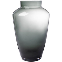 AMPHORE glass vase large - grau - 25x25x40cm - Glas