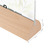 Tisch- und Thekenaufsteller / Speisekartenhalter / Menükartenhalter „Buche“ in DIN-Formaten | acrylglas / hout DIN A6 standaard ovaal