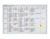 Wochenplaner JetKalender, Planungstafel, 25 Positionen, 900 x 600 mm, hellgrau