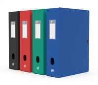 Oxford 100200171 boîte à archive 600 feuilles Noir, Bleu, Vert, Rouge Polypropylène (PP)