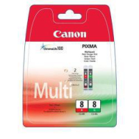 Canon CLI-8 R/G inktcartridge 2 stuk(s) Origineel Groen, Rood