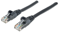 Intellinet Netzwerkkabel, Cat6, U/UTP, CCA, Cat6-kompatibel, RJ45-Stecker/RJ45-Stecker, 1,5 m, schwarz