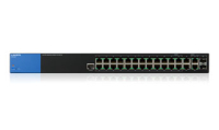 Linksys LGS528P Managed L2/L3 Gigabit Ethernet (10/100/1000) Power over Ethernet (PoE) 1U Black