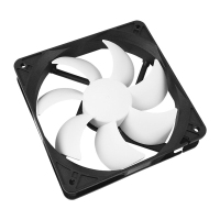 Cooltek Silent Fan 120 PWM Computer behuizing Ventilator 12 cm Zwart, Wit