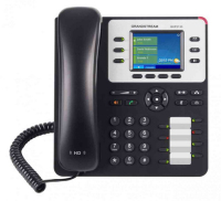 Grandstream Networks GXP2130 V2 téléphone fixe Noir, Blanc 3 lignes LCD