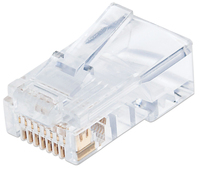 Intellinet 790512 kabel-connector RJ45 Transparant