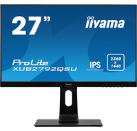 iiyama ProLite XUB2792QSU-B1 LED display 68,6 cm (27") 2560 x 1440 pixels Quad HD Noir