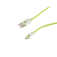 S/CONN 14-50003 USB-kabel USB 3.2 Gen 1 (3.1 Gen 1) 0,3 m USB A Micro-USB B Groen