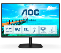 AOC B2 27B2H monitor komputerowy 68,6 cm (27") 1920 x 1080 px Full HD LED Czarny