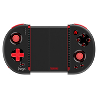 IPEGA Red Knight Noir, Rouge Bluetooth/USB Manette de jeu Analogique/Numérique Android, PC, iOS