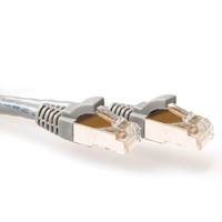 ACT FB3051 hálózati kábel Szürke 1,5 M Cat6a S/FTP (S-STP)