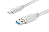 shiverpeaks BS13-31046 câble USB 3 m USB 3.2 Gen 1 (3.1 Gen 1) USB A USB C Blanc