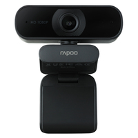 Rapoo XW180 cámara web 1920 x 1080 Pixeles USB 2.0 Negro