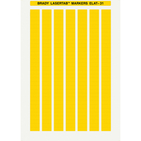 Brady ELAT-31-747YL-10 printer label Yellow Self-adhesive printer label