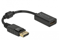 DeLOCK 61011 video kabel adapter 0,15 m DisplayPort HDMI Zwart