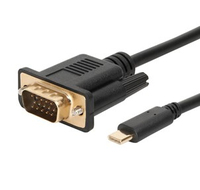 JLC Type C (Male) to VGA (Male) Cable – 1.8M - Black