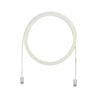 Panduit Cat 6A 28AWG UTP Patch Cord, CM/LSZH, Of networking cable White 1 m Cat6a U/UTP (UTP)