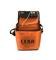 Leba NoteBag NB2-5C-ORA-CH Beweglicher Wagen und Schrank Gehäuse zur Verwaltung tragbarer Geräte Orange
