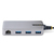 StarTech.com 3-Port USB Hub with Ethernet - 3x USB-A Ports - Gigabit Ethernet (RJ-45) - USB 3.0 5Gbps - Bus-Powered - 1ft/30cm Long Cable - Portable Laptop USB Hub Adapter w/ GbE