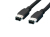 MediaRange MRCS122 firewire-kabel 6-p Zwart 1,8 m